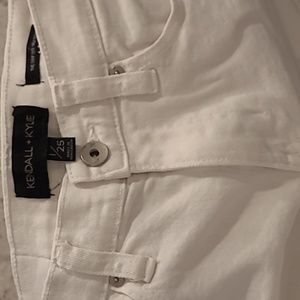 Kendall + Kylie White Denim Shorts